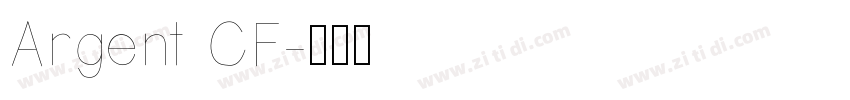Argent CF字体转换